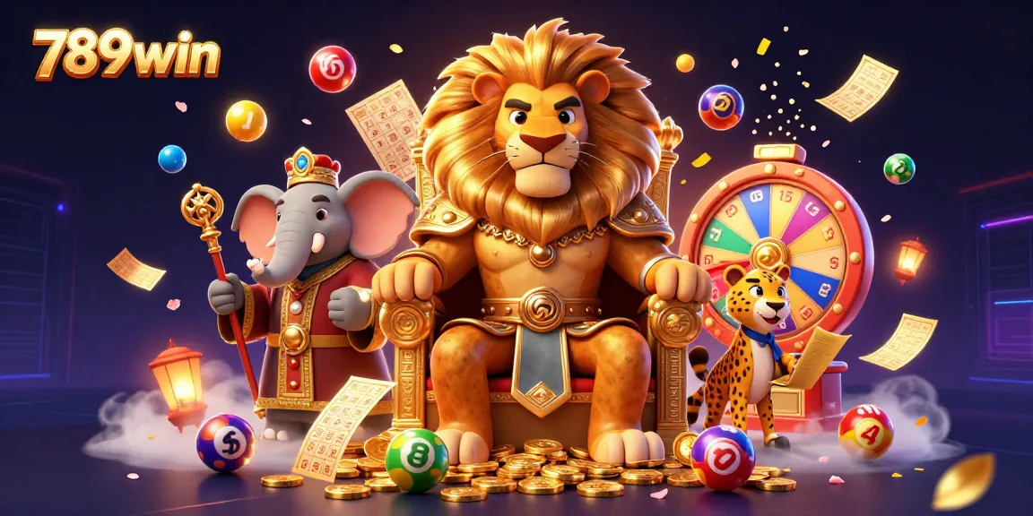 Experience winning chances with 789win amid vibrant casino elements in a digital artwork.