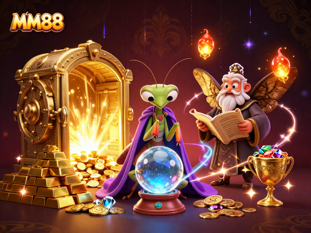 Experience thrilling wins at MM88 online casino featuring captivating characters and treasures.