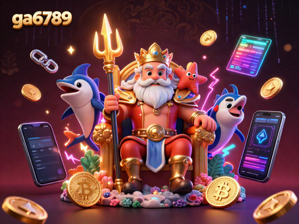 Experience thrilling gameplay at ga6789 with captivating neon-lit elements and engaging characters in a vibrant casino atmosphere.