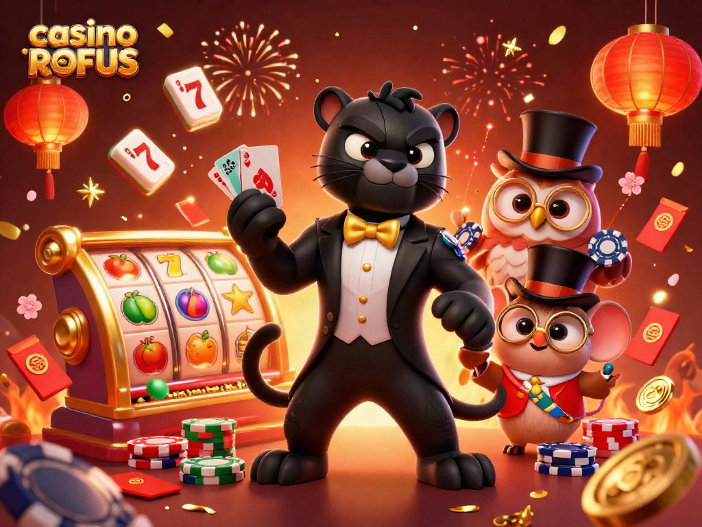 Engage in the excitement of casino uden ROFUS with vibrant card games and festive elements.