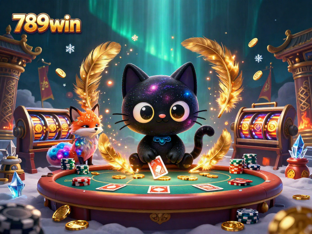 Join the thrilling action at 789win with a cosmic casino scene featuring vibrant characters and dynamic elements.