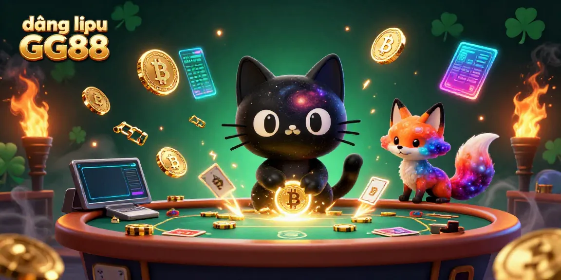 Experience engaging gameplay with đăng nhập GG88 at this vibrant cosmic casino scene.