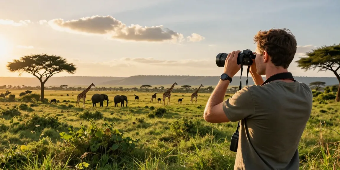 NAGA2000 traveler explores Kidepo Valley National Park, capturing wildlife and scenic landscapes during golden hour.